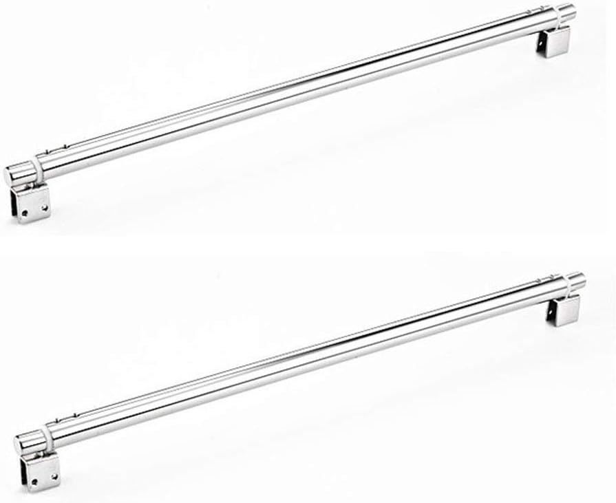 Set of 2 NUZAMAS 600mm to 800mm Shower Screen Support Telescopic Bar
