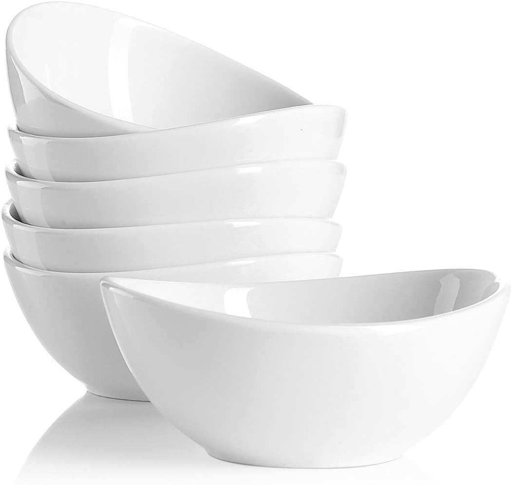 Sweese 1106 Porcelain Bowls 10 Ounce for Ice Cream Dessert, Small