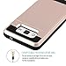Galaxy Grand Prime Case, EC [Shockproof][Drop Protection] Hybrid Dual Layer Slim Wallet Case with Card Slot Holder Hard Shell Cover for Samsung Galaxy Grand Prime G530 (Beige)