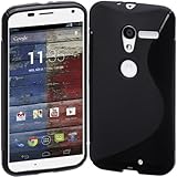 Motorola Moto X (1st Generation) Case, Cimo [Wave] Premium Slim TPU Flexible Soft Case For Motorola Moto X (1st Generation, 2013) - Black