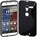 Motorola Moto X (1st Generation) Case, Cimo [Wave] Premium Slim TPU Flexible Soft Case For Motorola Moto X (1st Generation, 2013) - Black