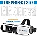 SPACIAL SALE !!! 3D VR Headset Virtual Reality Glasses for iPhone & Android - Mobile Games & Movies Soft & Comfortable New Goggles Plus Special Adjustable Eye Care System all Smart Phones up to 7 Inc
