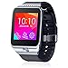 Indigi® SWAP (Smart Watch And Phone) GSM Quanband Bluetooth SmartWatch Phone Capacitive Color Touch Screen Built-in Pedometer & Sleep Monitor (Silver)