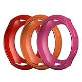 Awinner Samsung Gear S2 (SM-R720/R730)Case, Shock-proof and Shatter-resistant Protective Band Cover Case (NOT FIT S2 Classic SM-R732 & SM-R735) (Red,Pink,Orange)