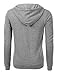 Doublju Mens Long Sleeve Pullover Fashion Hoodie