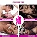 G-Spot Rabbit Vibrator with Lifelike Texture for Women Clitoris Stimulation | Lyps Holly - Waterproof Silicone Dildo Clit Dual Action Stimulator with 10 Powerful and Silent Vibration Patterns