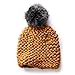 Bernat Faux Fur Pom Pom, 3 in., Black Mink