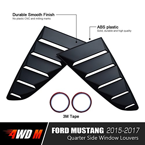 1 Allinoneparts+Quarter+Window+Louvers+Mustang