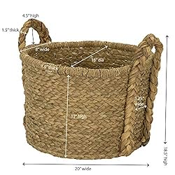 Household Essentials Large Wicker Floor Storage
