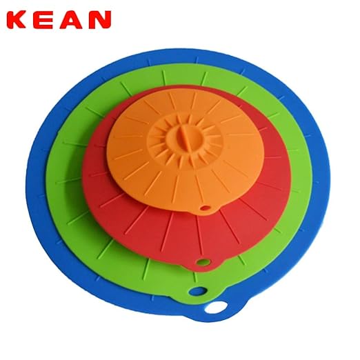 Casavidas Kean - 4 tapas de silicona para tazas de microondas ...