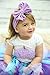 Itaar Baby Girls Headbands Set Turban Knotted Hairband (Bow pure color)