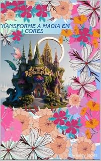 Livro Aventuras no Reino das Fadas: livro para colorir
