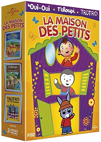 La Maison Des Petits - Coffret - En Route Avec Oui-Oui + T'choupi Fait Du Poney + Trotro Est Trop Gourmand - Pack