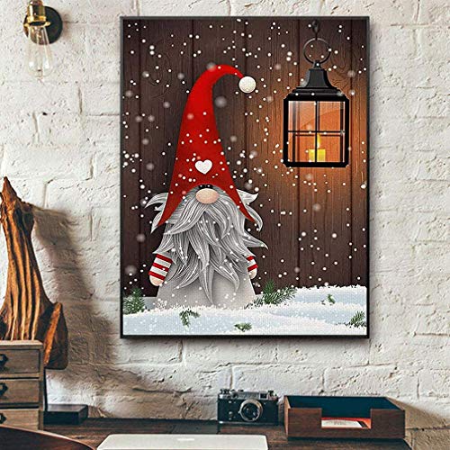 Kimily DIY Paint by Numbers for Adults Kids Christmas Gnomes Paint by