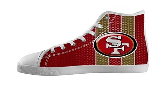 Nonslip High Top Canvas Shoes with 49ers Logo