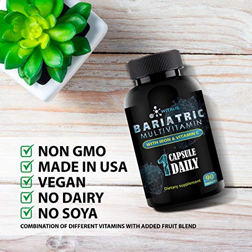 Bariatric Multivitamin Vitamins for Post Gastric Bypass & Sleeve