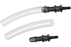 MAGLUV Manometer Tube Adapter, Pressure Tube Adapter, Manometer Fittings Adapter, 3/16" to 5/16, Fit for Inlet and Outlet Valves of Gas Appliances, 2 Pack