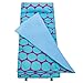 Wildkin Kids Original Nap Mat – Cozy Kids Sleep Mat with Pillow, Ideal for School & Travel - Big Dot Aqua