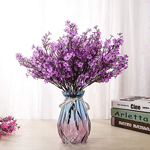 Amazon Com Lushidi 6pcs Artificial Baby Breath Flowers Fake Silk