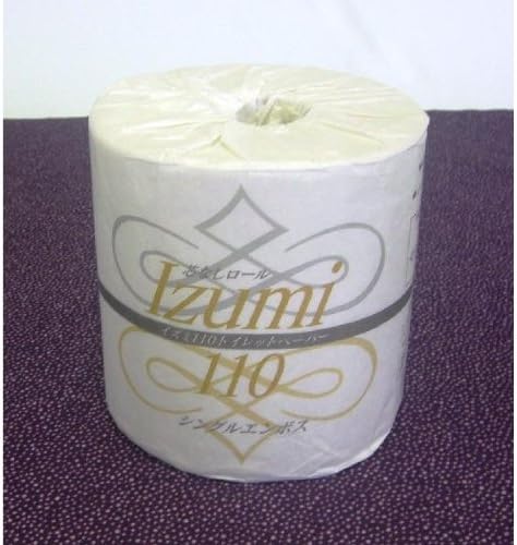 Amazon Co Jp トイレットペーパー 芯なしイズミ １１０ｍ １ｒｓ １個紙包み ６０入 文房具 オフィス用品