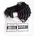 Brazilian Virgin Kinky Curly Hair Weave 3 Bundles 300grm Top 7A Unprocessed Natural Color Hair Extensions (10 10 10+8 inch closure)