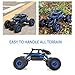 Geburun Remote Control Car with Two Battery 4WD 2.4Ghz 1/18 Crawlers Off Road Vehicle Toy RC Car