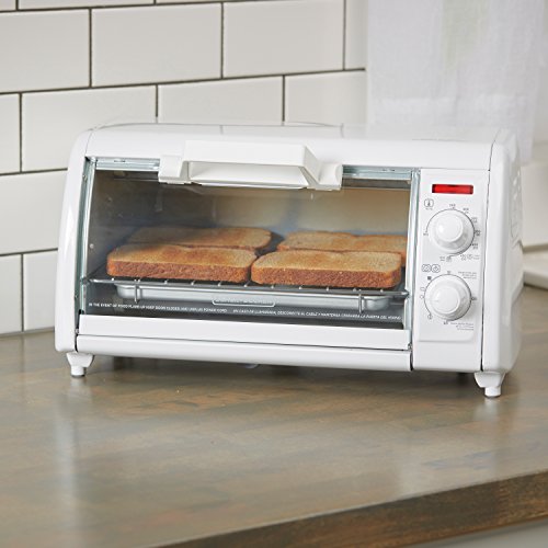 BLACK+DECKER 4Slice Toaster Oven, White, TRO420 Buy Online in UAE
