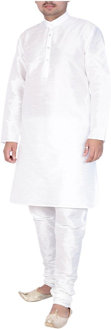Modern Garments Men Dupioni Silk Kurta Pyjamas