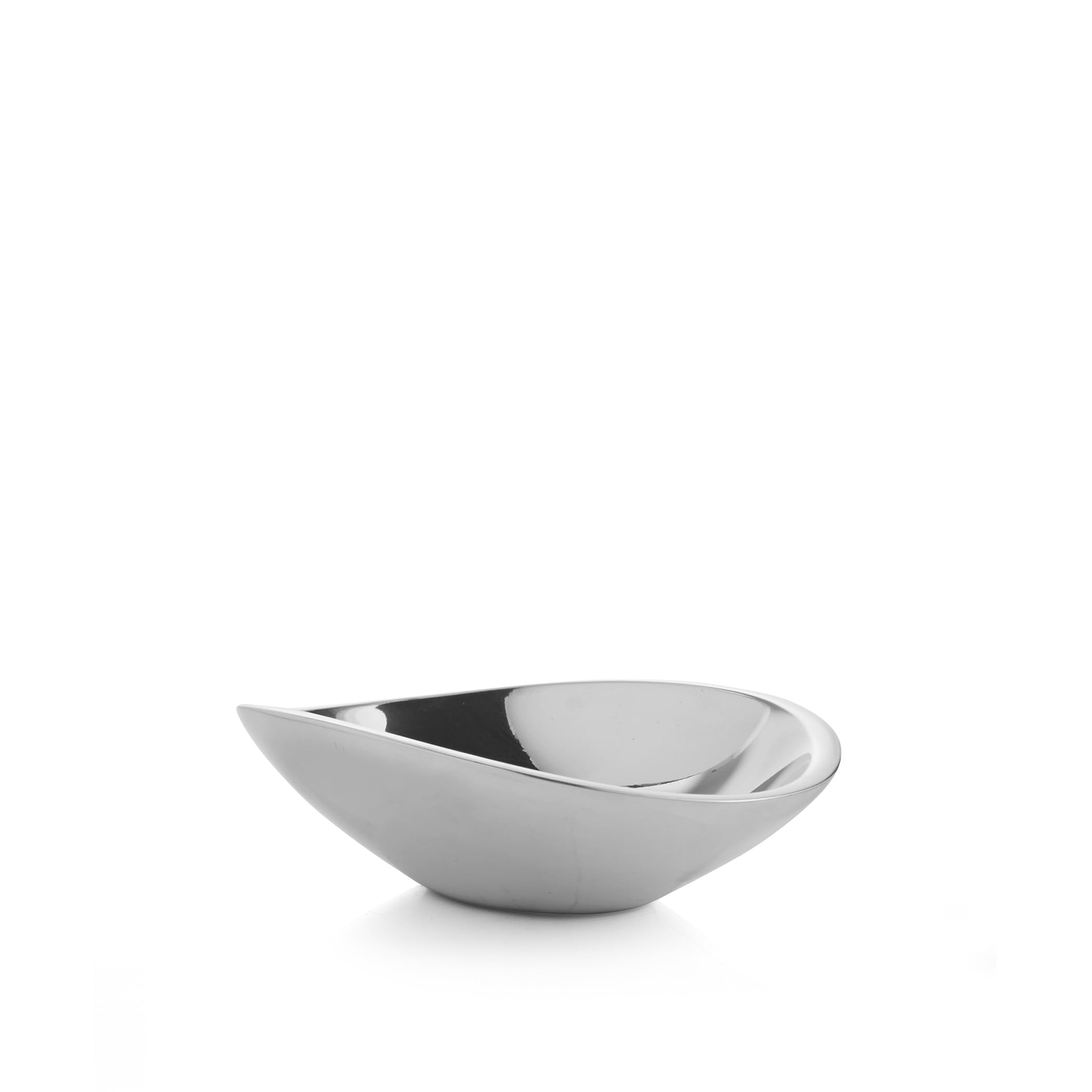 Photo 1 of nambe Mini Butterfly Bowl, Chilled Serving Dish for Dip, Hummus, Dressing, Salsa, Guacamole | Prep-Ahead- Oven and Freezer Safe, Made of Metal Alloy, Silver, 6 oz