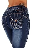 Style LA6A174MS - Plus Size, Colombian Design, Mid Waist, Butt Lift Skinny Jeans