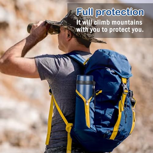 Prnaiev Hielera para Insulina - Estuche para Insulina de Viaje con Porta Insulina para Viaje, Mantiene Frío 60 Horas, Capacidad para 4-7 Plumas de Insulina,900ml, Azul