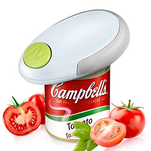 Electric Can Opener, Mini Restaurant Can Opener, Smooth Edge Automatic
