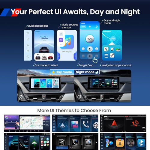 XTRONS Qualcomm Snapdragon 662 Octa Core 8+128GB Multimedia Player, 10.25 Inch IPS Built-in 4G LTE Car Play Android Car WiFi Bluetooth GPS Android Car Radio for X1 E84 2009-2015