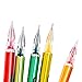 Hapree 12 Colors Gel Pen Set with Diamond Tip 0.5 mm Fine Point Colored Gel Ink Pens for Writing Note Taking Coloring Books Bullet Journal