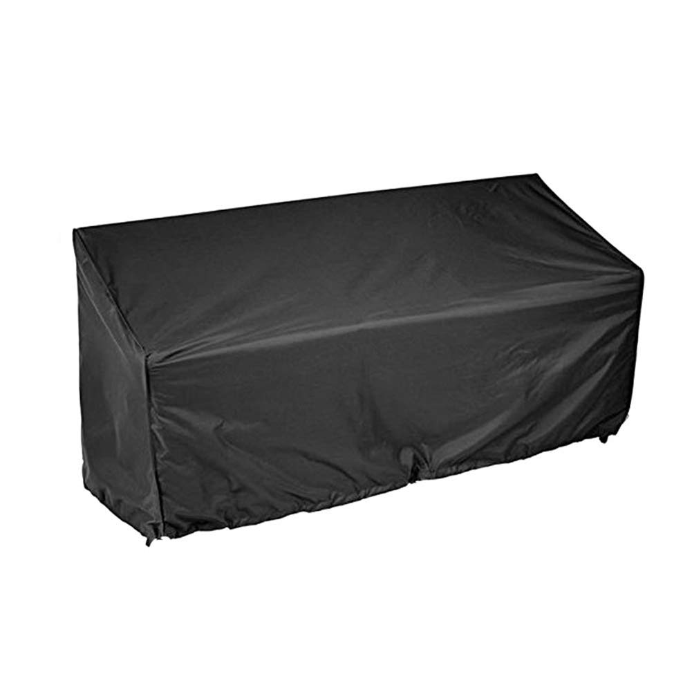 ROKF Garden Bench Cover 3 Seat Waterproof Anti-UV Heavy Duty Bench Protective Cover with Drawstring Cord and Storage Bag