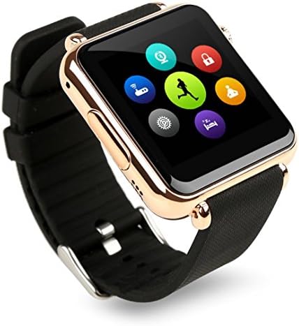 Bluetooth Smart Watch Rose Gold Case with SIM SLOT and Cameraworks with Android phones