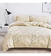 Set Copripiumino King Size OAITE In Cotone Morbido – Motivo Floreale, Traspirante Con Cerniera Lunga E Lacci Angolari - 2