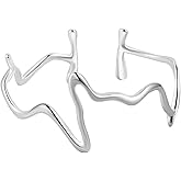 WPPHXY Handmade Bracelets 925 Sterling Silver Cuff Bangle Bracelets Fashion Simple Open Adjustable Bangles for Women