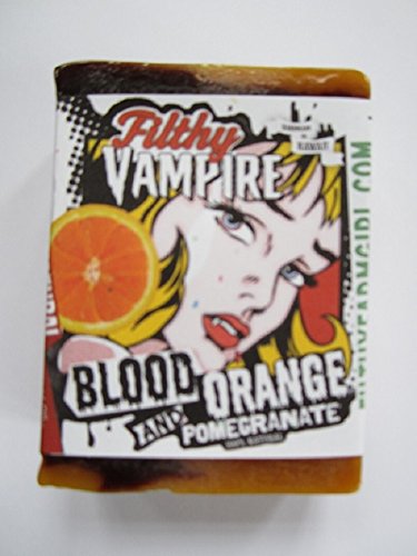 Filthy Vampire Blood Orange BAR SOAP Orange Pomegranate Turmeric