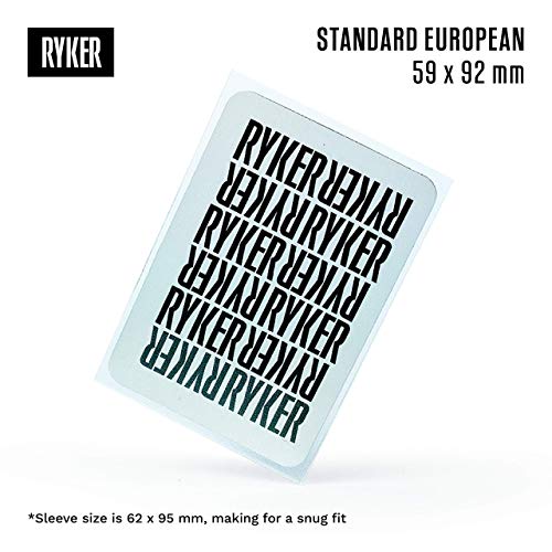 Ryker Sleeves Standard European Board Game Sleeves Protectors (100 Qty