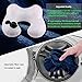 Inflatable Travel Pillow, Travel Air Plane Pillow Flight Pillow Portable, Head Chin Support Neck Cushion for Long-Haul Airplane Travel, Compact & Soft