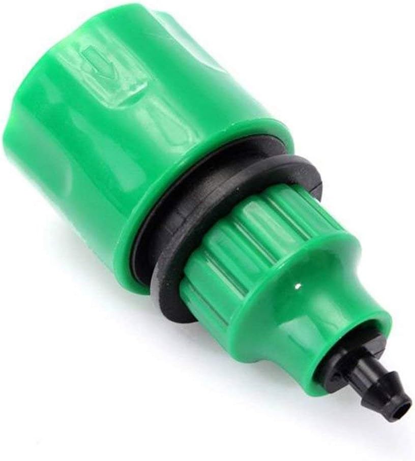 PAORHS Garden Hose Pipe One Way Adapter Tap Connector Fitting for Irrigation Pack of 6, Green, pipe connector 6pcs - Image 4