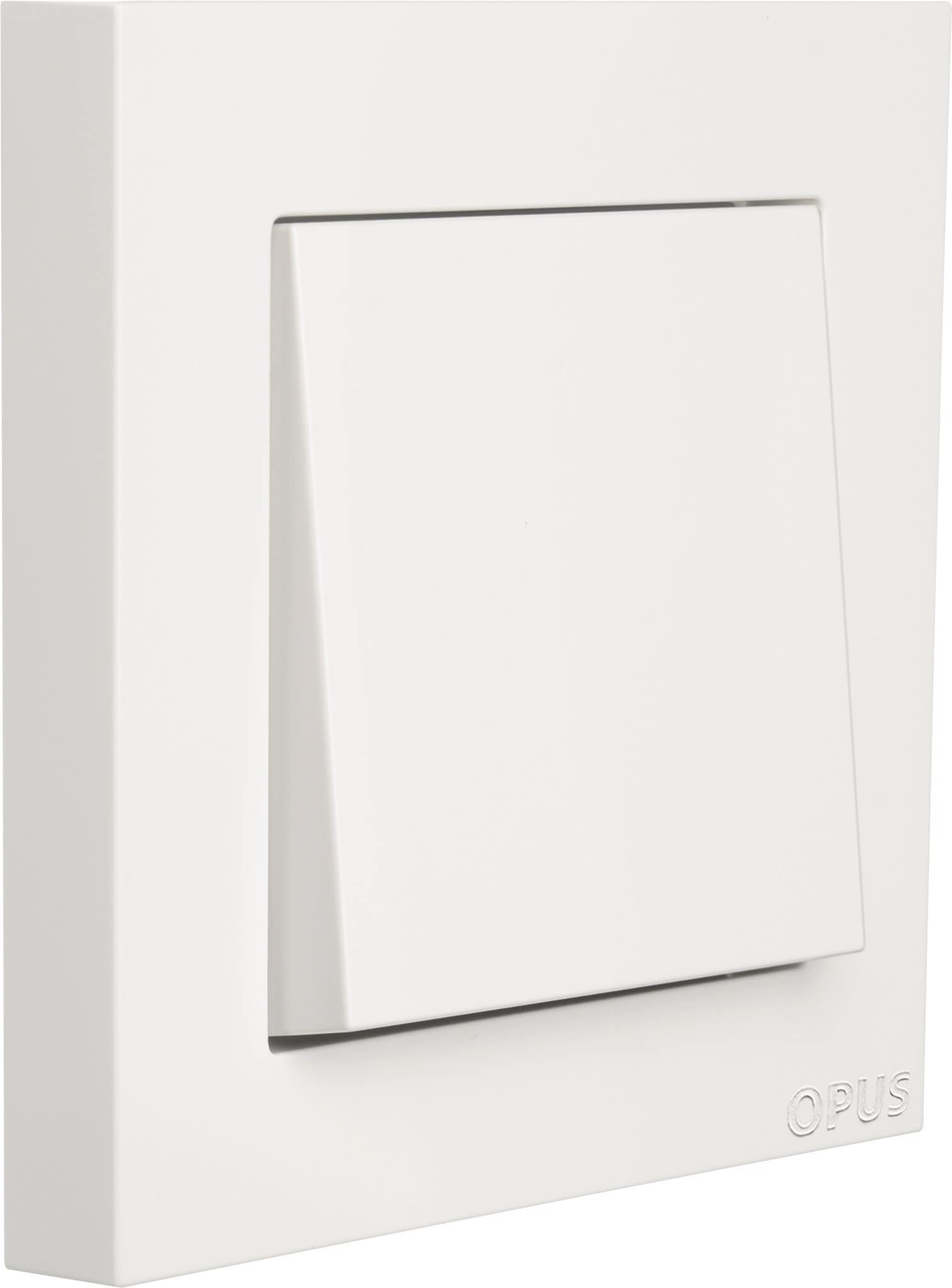 OPUS® 55 cube cover frame design 1-fold, colour: aluminium/Silver/silky gloss