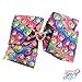 Jojo Siwa Bow for Girls Bundle, 2 Bows and 3 Pack Bracelet - Rainbow and Tie Dye