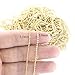 Wholesale 12PCS Gold Plated Brass Bead Ball Chains Bulk for Jewelry Making 18-24 Inches (18