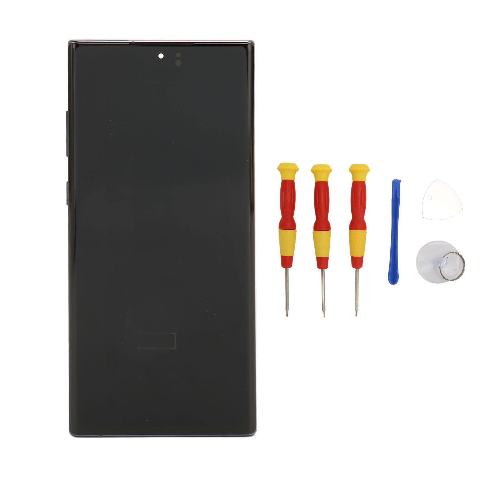 Yunir Screen Replacement Kit, for Galaxy Note 10 Plus Organic LED Screen Digitizer Assembly, with Frame Repair Tools, Mobile Screen Replacement Accessories
