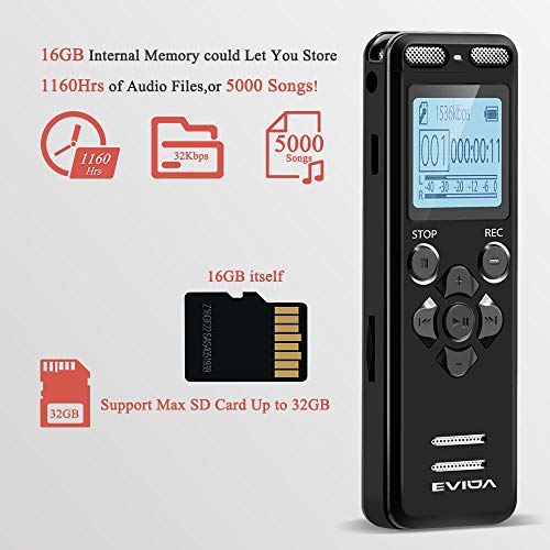 2 Digital+Voice+Recorder+Lectures+Dictaphone