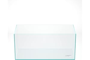 Landen 100P 50 Gallon Rimless Low Iron Aquarium Tank, W39.4×D17.7×H17.7 in(100x45x45cm) 10mm Thickness with Black Nano Foam Leveling mat Included 111009