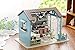 Flever Dollhouse Miniature DIY House Kit Creative Room with Furniture for Romantic Gift (Forest Time Plus Dust Proof Cover)