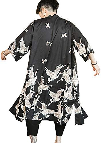Amazon.com: Seidarise Men's Haori, Long Kimono Cardigan Jacket